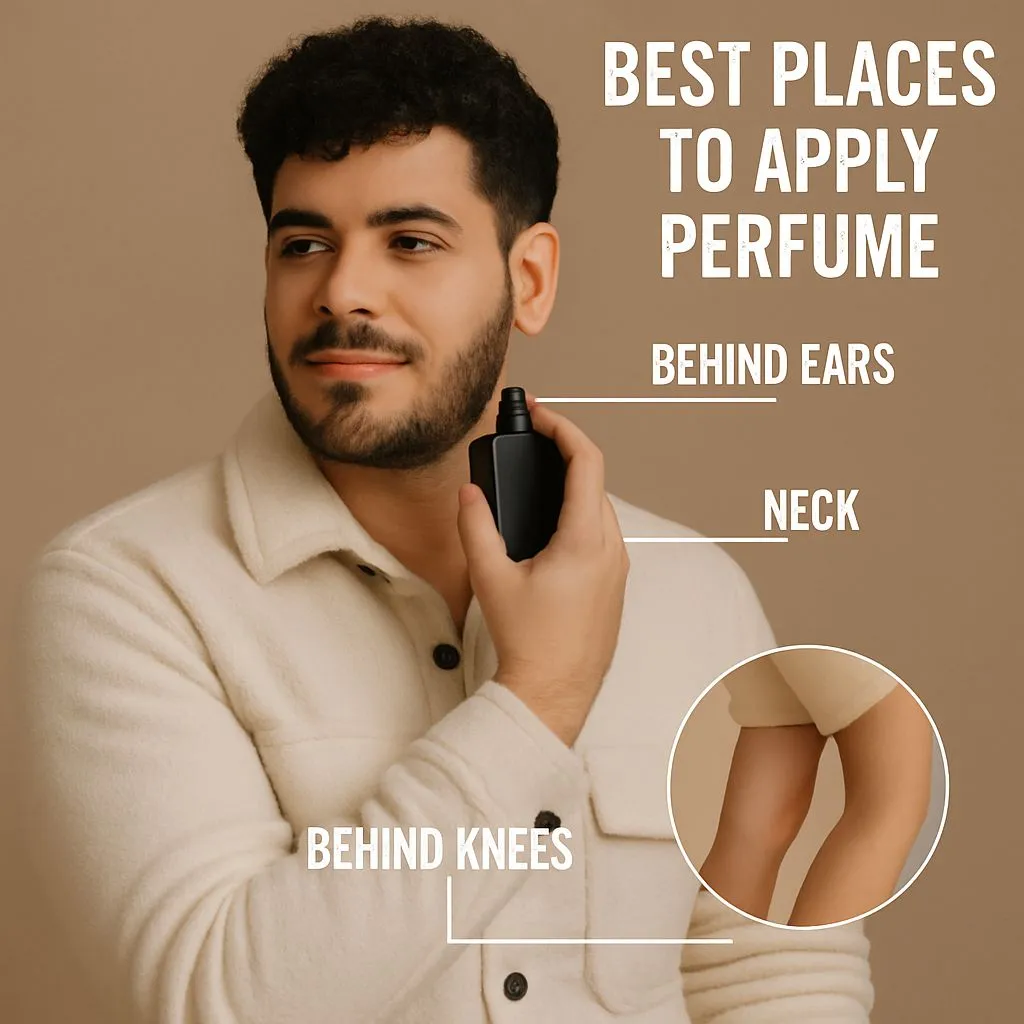 بهترین نقاط استفاده از عطر